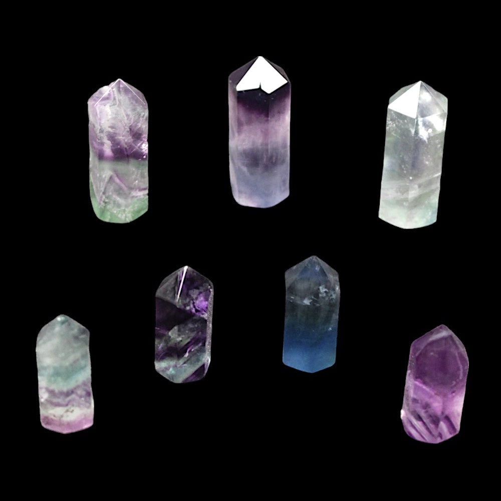 POINTES DE FLUORITE