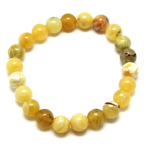 Bracelet perles Opale Jaune - Terre Precieuse