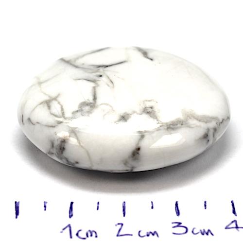 Howlite blanche Plate - Terre Precieuse