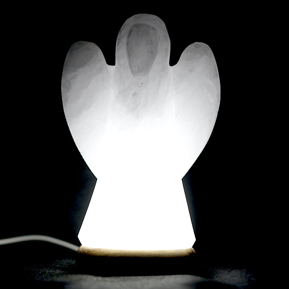 -19% SUR NOTRE LAMPE DE SEL BLANC EN FORME D'ANGE !