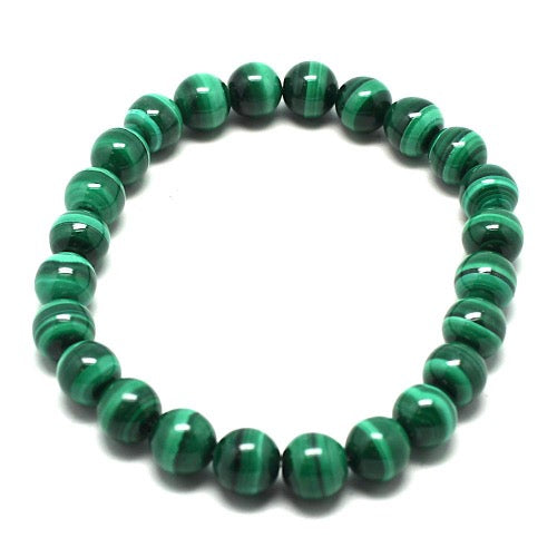 Bracelet perles Malachite