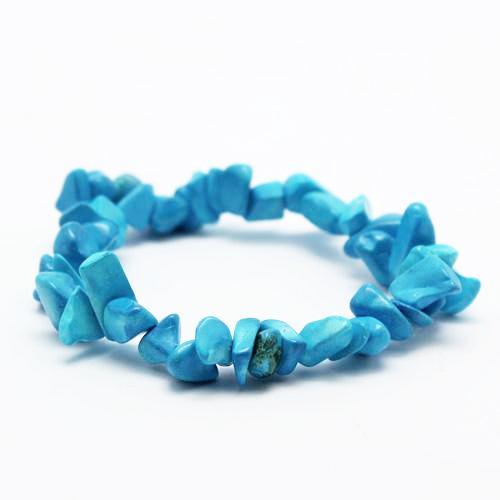 Bracelet baroque Howlite Bleue - Terre Precieuse
