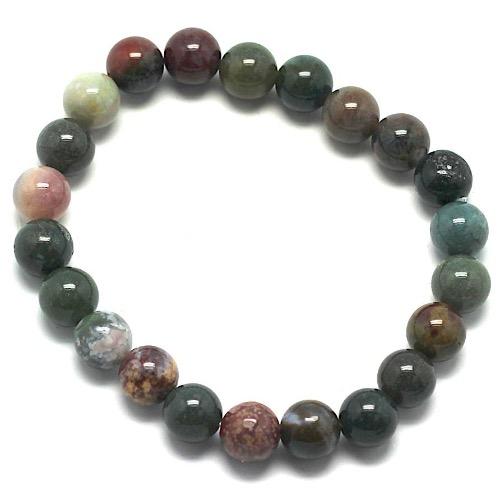 Bracelet perles Agate d'Inde - Terre Precieuse