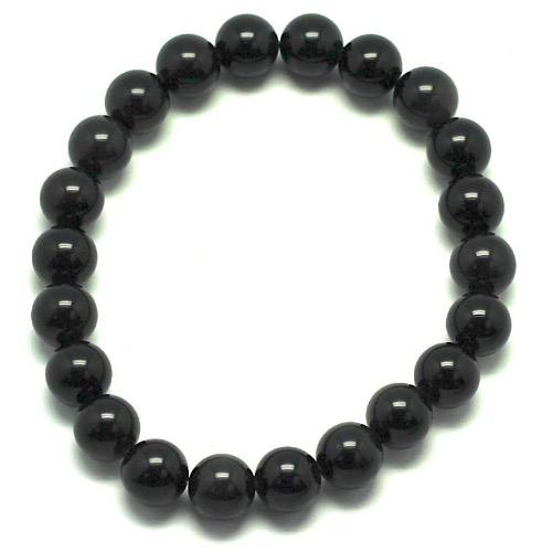 Bracelet perles Onyx Noir - Terre Precieuse