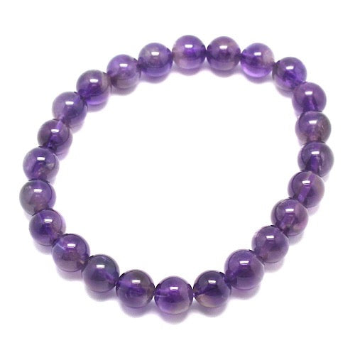 Bracelet perles Améthyste - Terre Precieuse