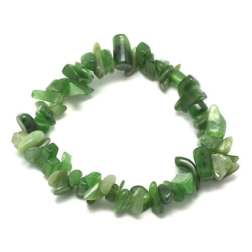 Bracelet baroque Jade Néphrite - Terre Precieuse