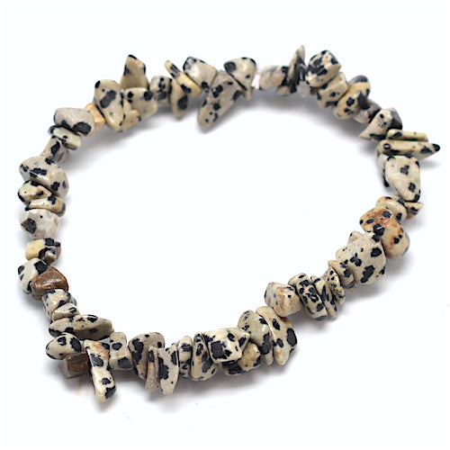 Bracelet baroque Jaspe Dalmatien - Terre Precieuse