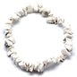 Bracelet baroque Howlite blanche - Terre Precieuse