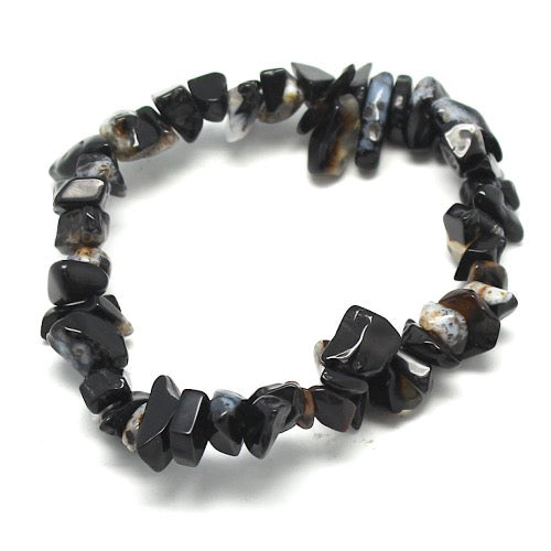 Bracelet baroque Onyx Noir - Terre Precieuse