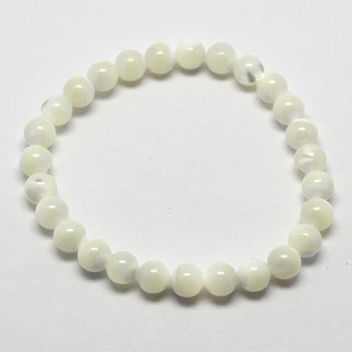 Bracelet perles Nacre Blanche - Terre Precieuse