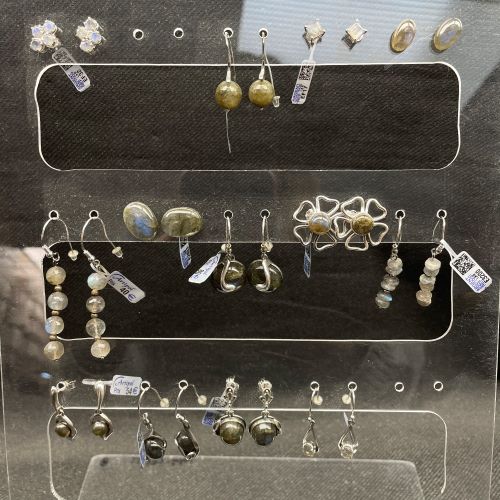 Boucles d'oreilles Labradorite