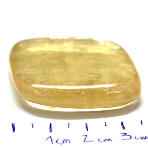 Calcite Miel Plate - Terre Precieuse